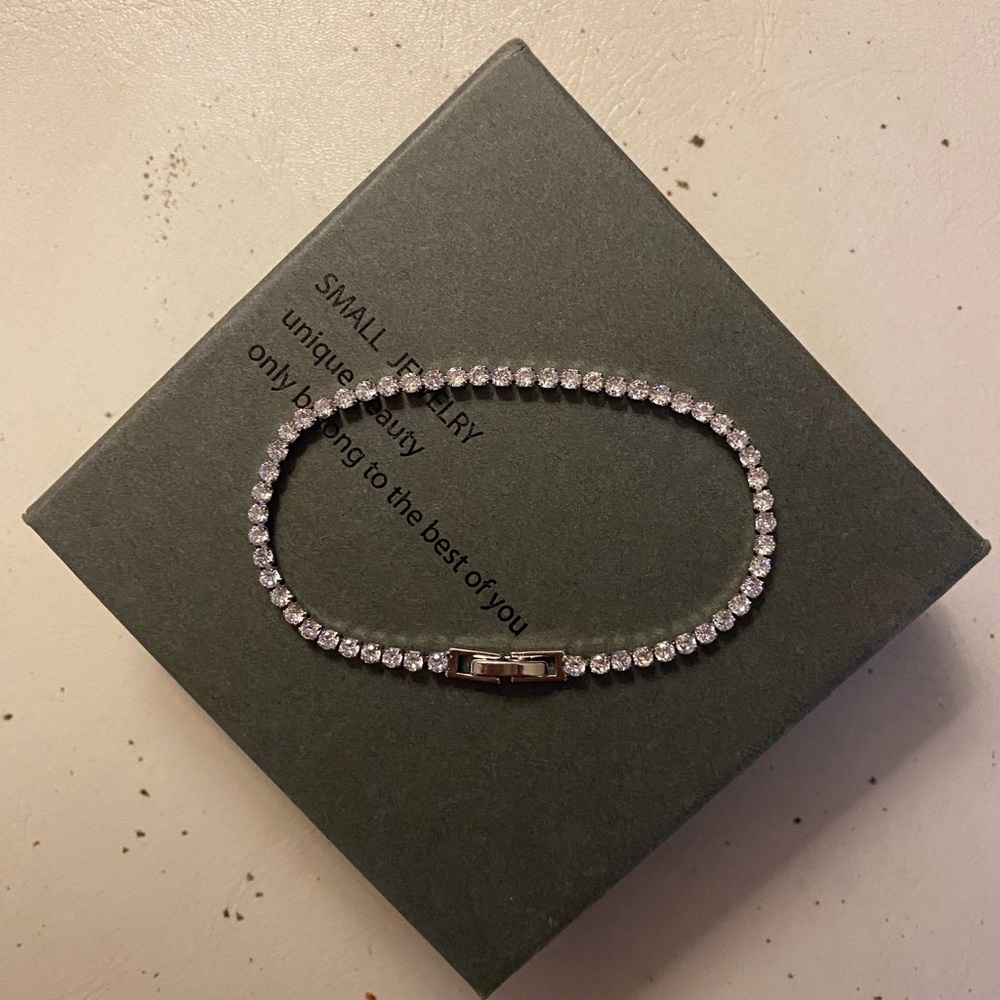 5CT 2mm Round Cut Lab Created Diamond 925
Sterling Silver Tennis Bracelet
